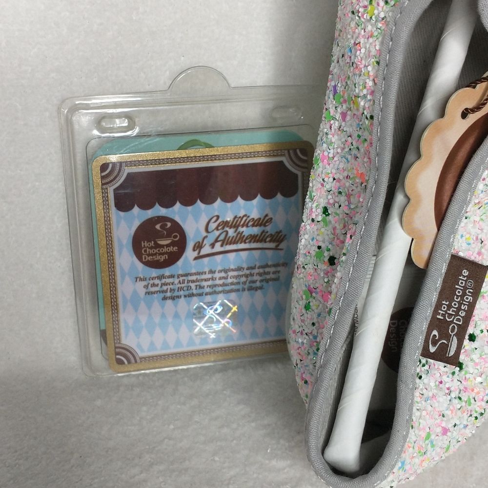 Hot Chocolate Design Glitter Cake Mary Jane Shoes - Picture 8 of 8